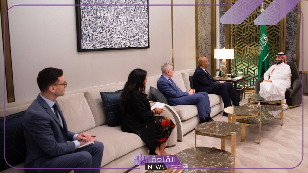 عضو الحزب الديموقراطي عن نيوجرسي بمجلس الشيوخ في ضيافة ولي العهد 5 استقبال ولي العهد لعضو الحزب الديموقراطي