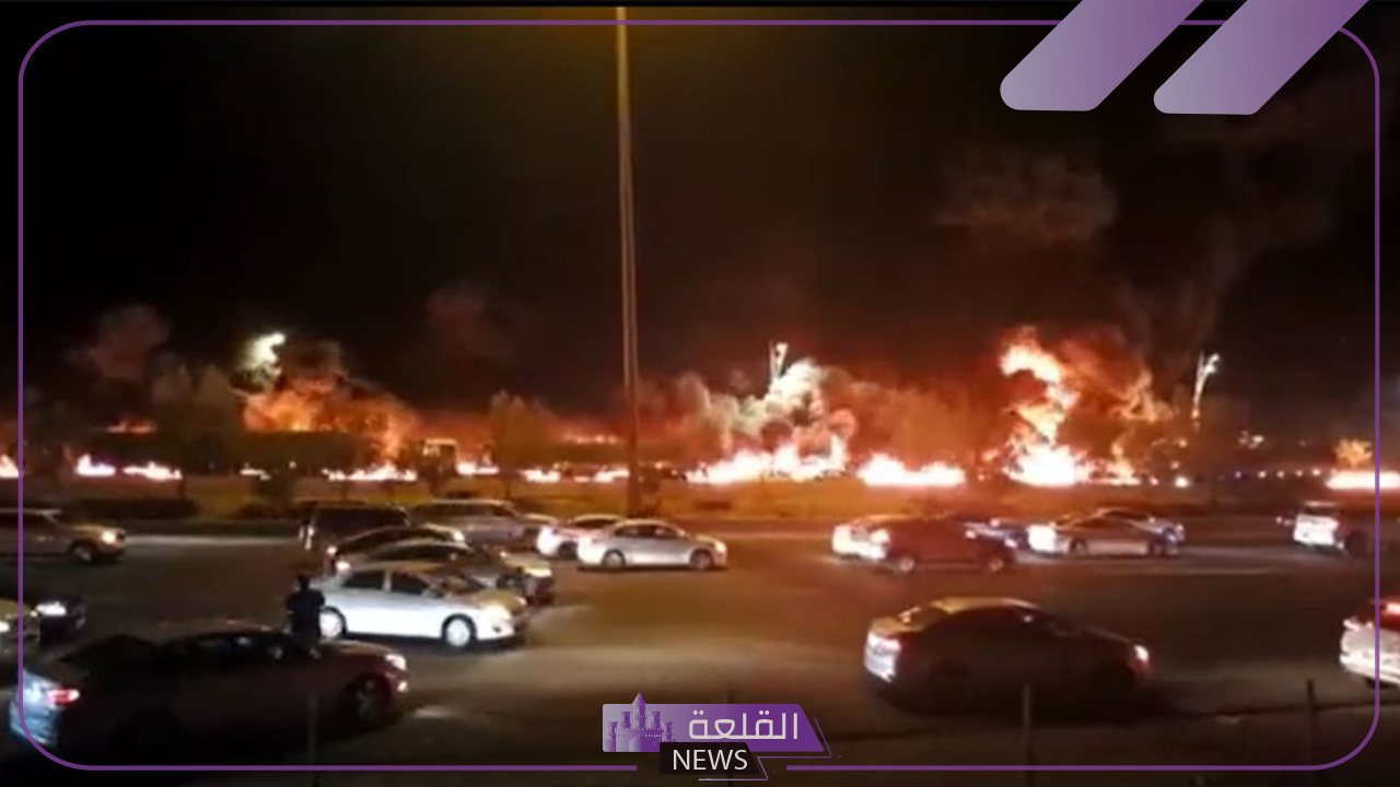 عودة الحركة المرورية.. بعد إخماد حريق أودية القصيم تعود حركة المرور من جديد