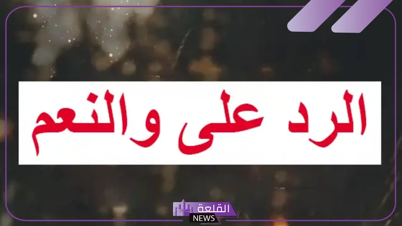 كيف أرد على والنعم؟ إذا أحد قالي والنعم وش أرد عليه؟ 6 فن الرد على والنعم