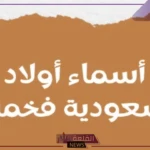 أسماء اولاد سعودية.. أجمل أسماء الأولاد السعودية بمعانيها