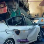 السيارات اتعجنت في حادث الدائري اليوم.. تصادم 12 سيارة أدى إلى كوارث وإغلاق الطريق