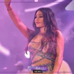 برقصة غريبة.. هيفاء وهبي ترقص وتغني في حفل كفر الشيخ