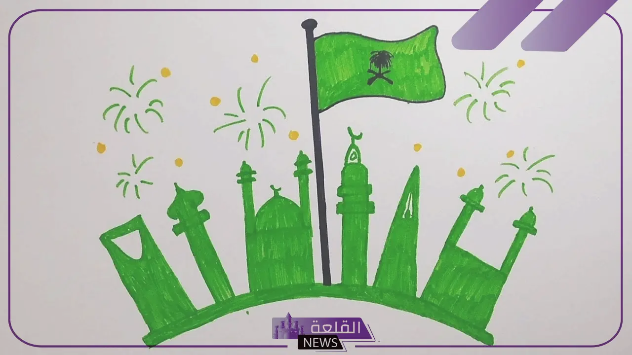 شاهد.. رسمه عن اليوم الوطني رائعة ورسومات مميزة