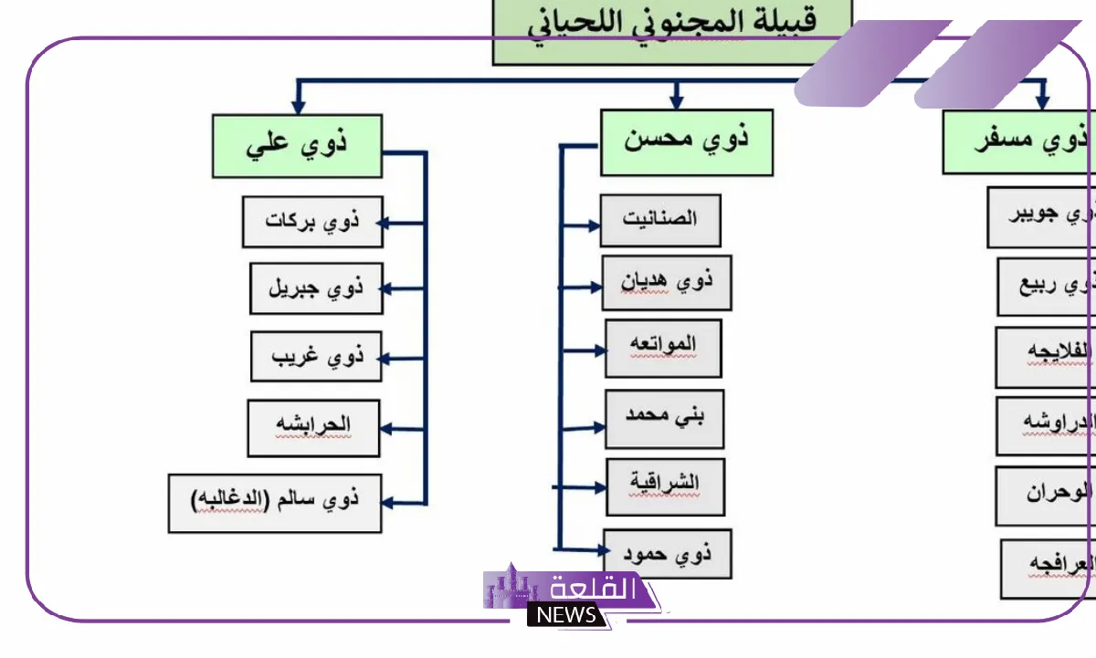 المجنوني وش يرجع.. شجرة عائلة المجنوني 6 شجرة قبيلة المجنوني كاملة