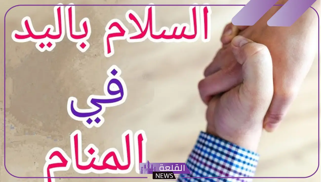 تفسير حلم السلام على امرأة اعرفها في المنام لابن سيرين 6 تفسير حلم مصافحة رجل