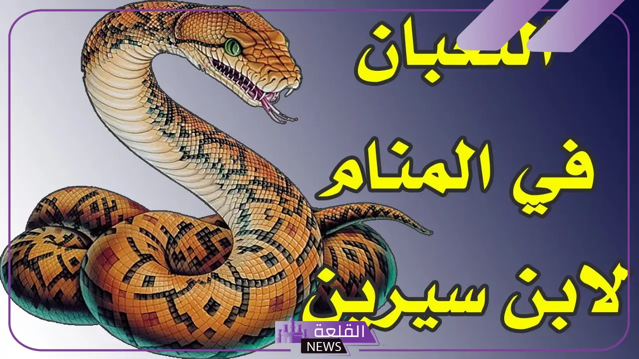 تفسير حلم رؤية الثعبان في المنام للمتزوجة والعزباء لابن سيرين