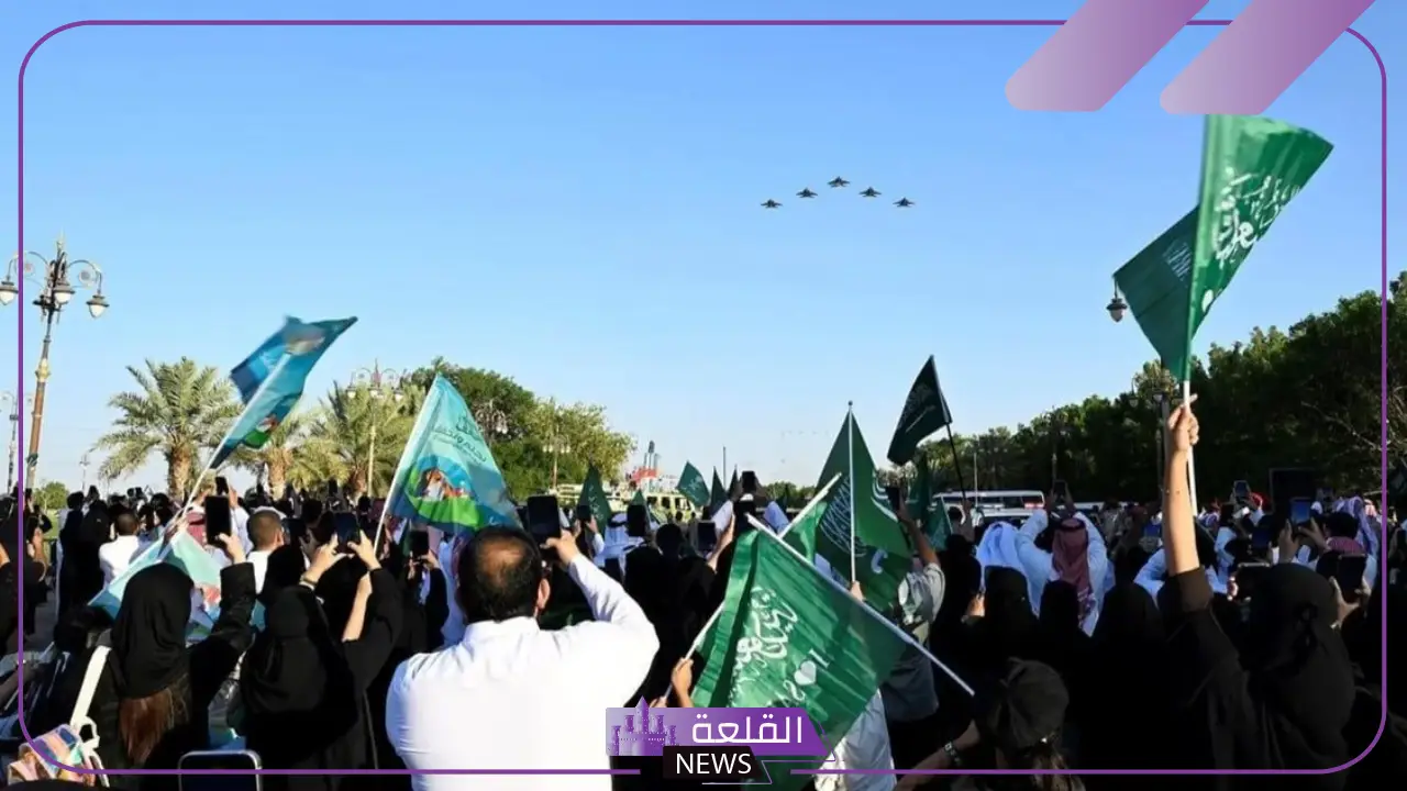 السماء تتزين.. الطائرات تحلق في سماء تبوك احتفالًا بمناسبة اليوم الوطني 94 5 نبذة عن فعاليات اليوم الوطني السعودي