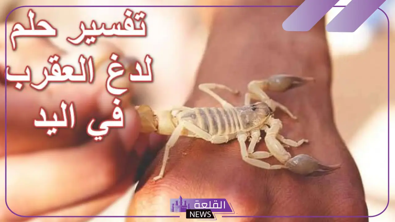 تفسير حلم لدغ العقرب في اليد لابن سيرين