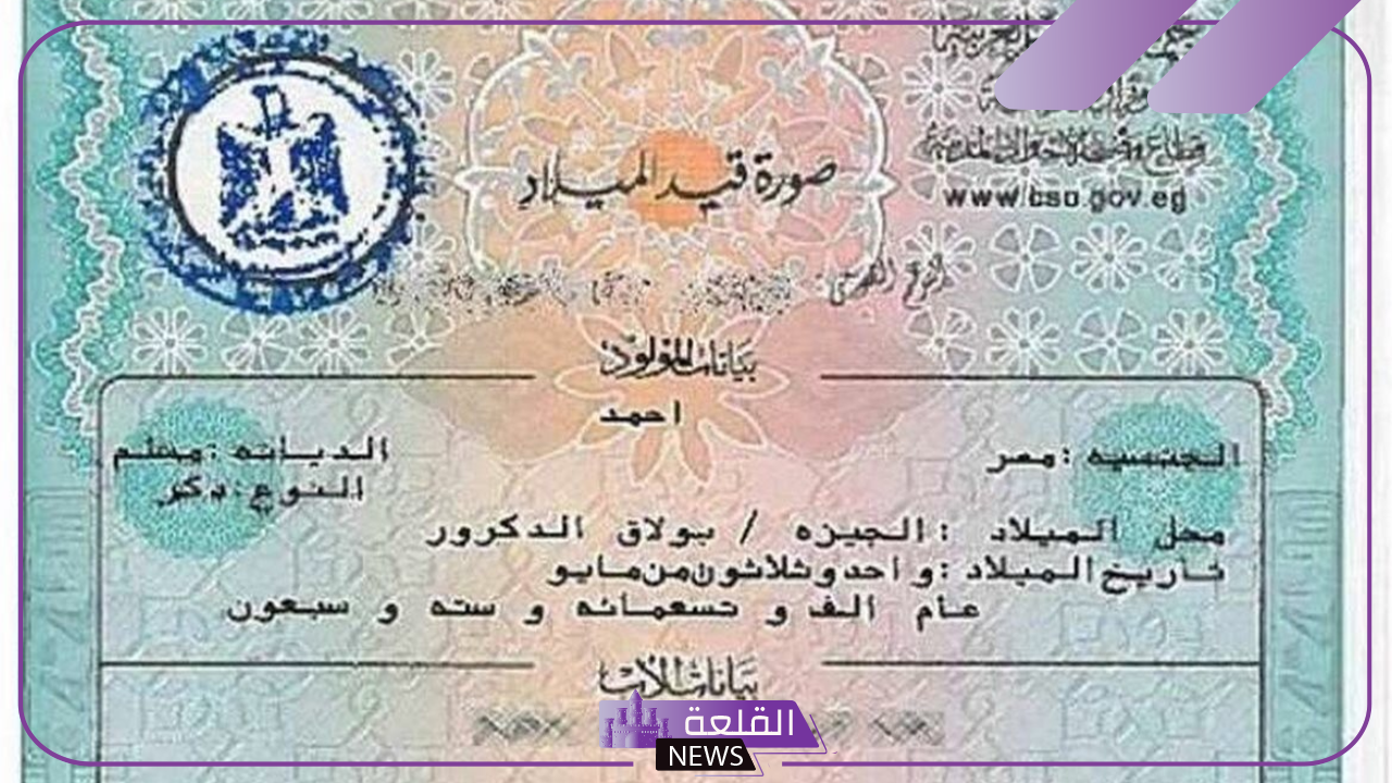 قبل ما تروح.. سعر استخراج شهادة الميلاد في مصر 2024
