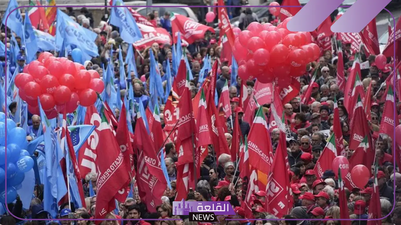 بسبب تراجع القدرة الشرائية.. احتجاجات في إيطاليا وإضراب عن العمل