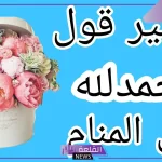 تفسير حلم رؤية قول الحمد لله في المنام لابن سيرين والنابلسي