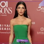 ربع مليون جنيه.. فستان هدى المفتي في عرض أزياء إيلي صعب يثير الجدل بسبب تكلفته