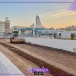 شاهد.. بدء استكمال الأعمال الأخيرة في مشروع نفق الحزام بالمدينة