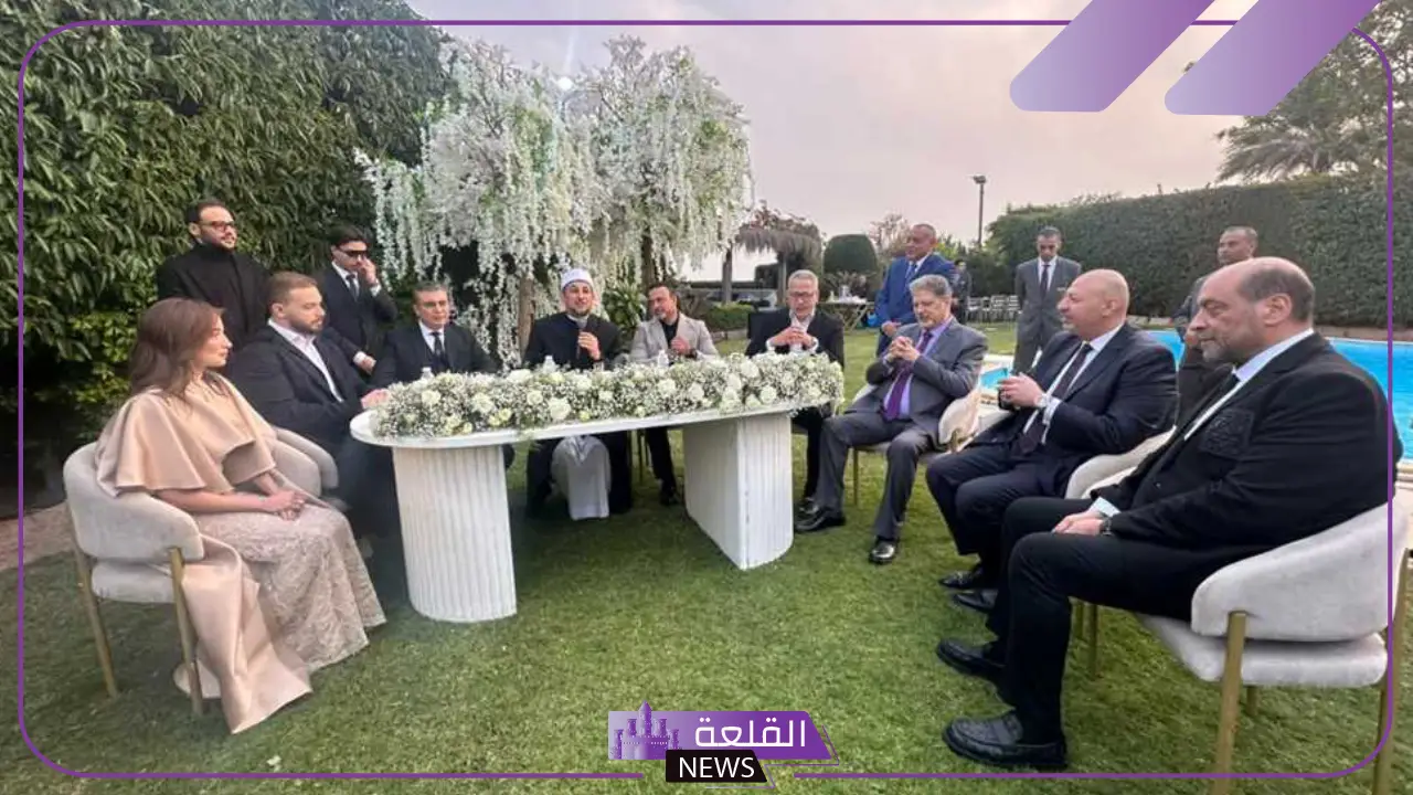 شاهد.. عمرو الليثي صهرًا لتامر أمين في حفل زفاف يشهد حضور الشخصيات العامة