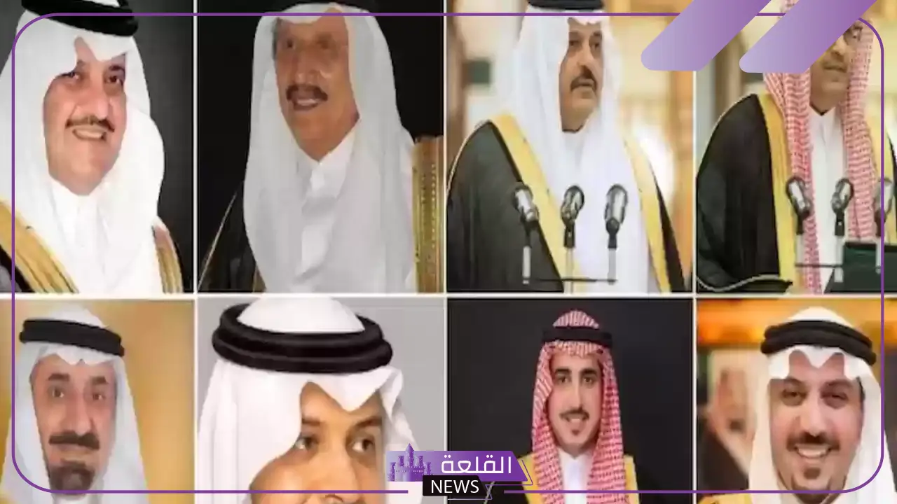 تعرف عليهم.. دليل أسماء أمراء المناطق السعودية بشهر يناير 2025