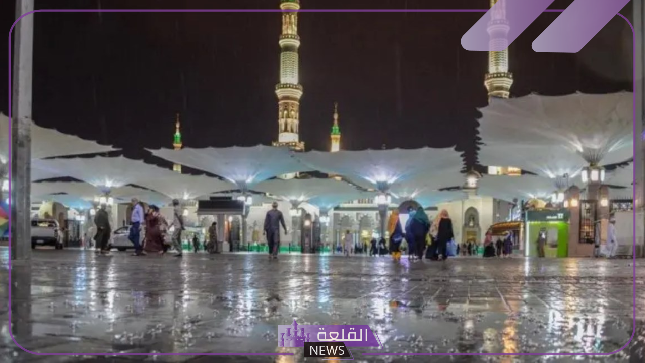 شاهد.. هطول الأمطار على المدينة المنورة وانخفاض درجات الحرارة 5 أمطار في المدينة المنورة وانخفاض درجات الحرارة اليوم