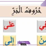 حروف الجر ومعانيها في اللغة العربية مع الأمثلة