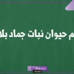 حرف اسم حيوان نبات جماد بلاد، أسماء جماد بكل الحروف 