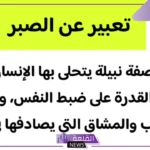 شعر عن الصبر جميل، أجمل القصائد عن الصبر والفرج