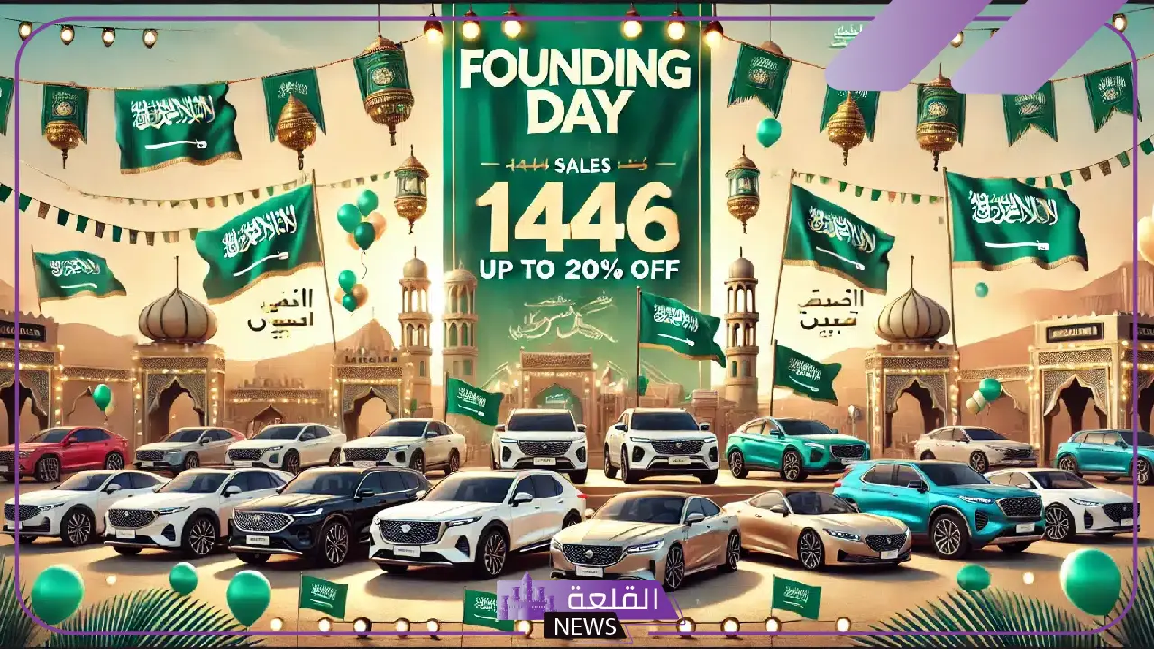 لا تفوت.. عروض يوم التأسيس السعودي على السيارات بأقساط شهرية 1446 5 أقوى عروض السيارات بمناسبة يوم التأسيس في السعودية