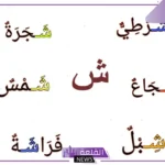 أشهر كلمات تبدا بحرف ش الشين، كلمات بحرف الشين في آخر الكلمة