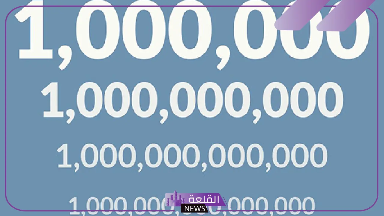 مليون كم صفر فيه مع أمثلة تطبيقية في استخدام المليون