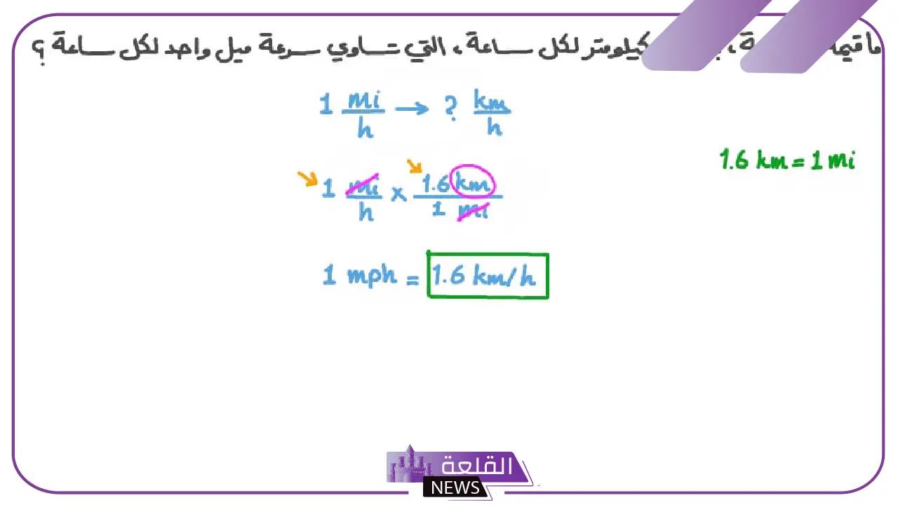 كيفية تحويل من ميل الى كيلومتر.. ما هي وحدات القياس