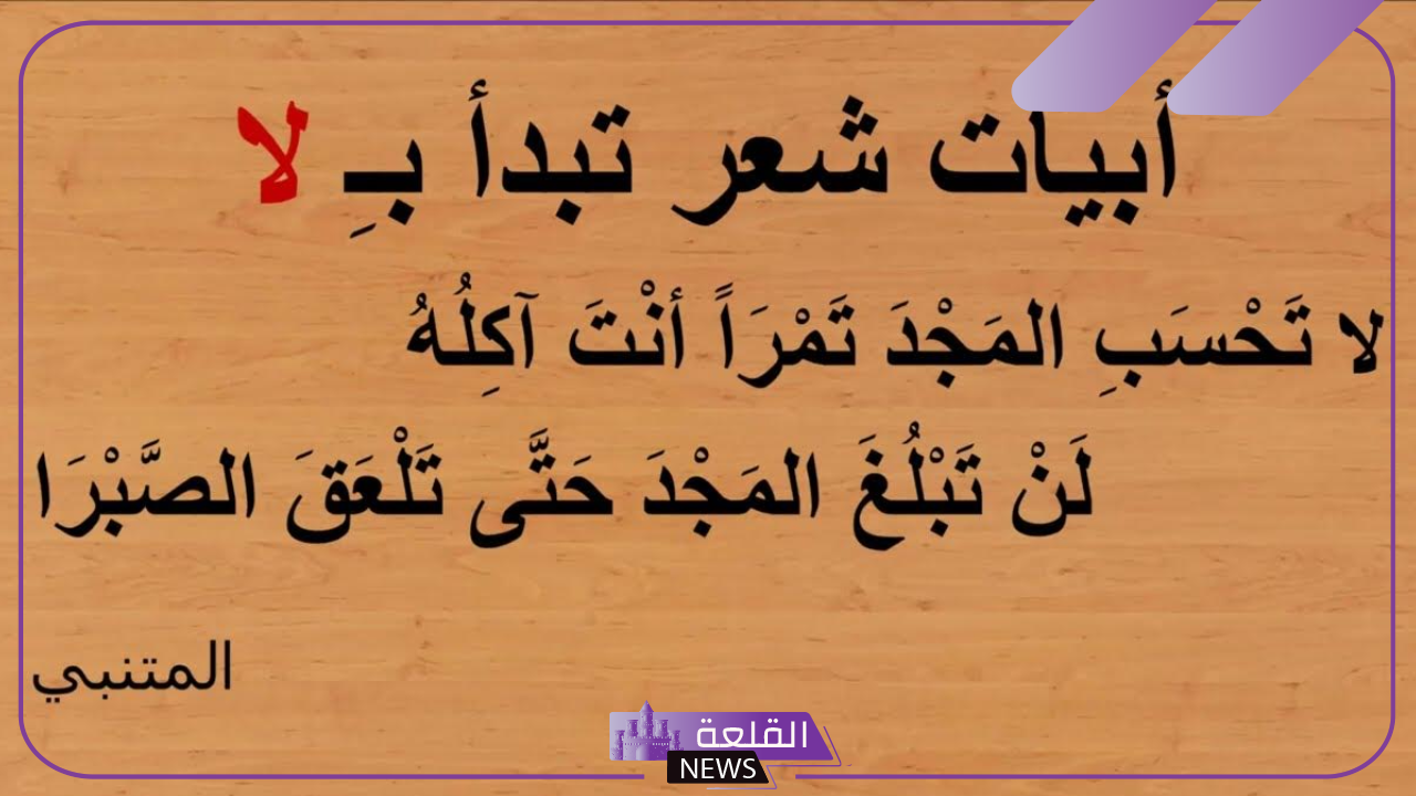 أبيات شعر عن العلم للمتنبي جميلة جدًا.. شعر جميل للمتنبي قصير