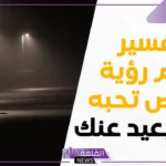 تفسير حلم رؤية شخص تحبه وهو بعيد عنك في المنام لابن سيرين