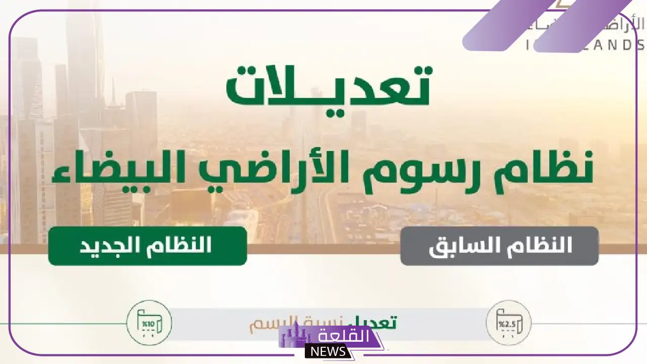 طالع التفاصيل.. أهم التعديلات الجديدة في نظام رسوم الأراضي البيضاء