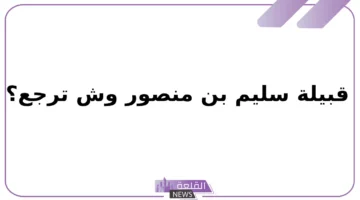 أصل قبيلة بنو سليم