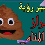 تفسير البراز في المنام للعزباء و للمتزوجة لابن سيرين على الثياب والأرض