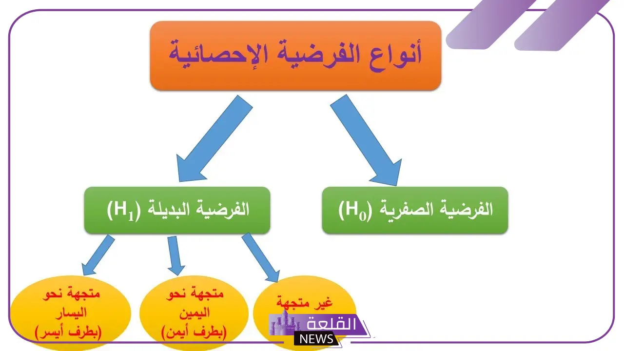 يتم اختبار الفرضية عن طريق: الطرق الإحصائية 5 يتم اختبار الفرضية عن طريق