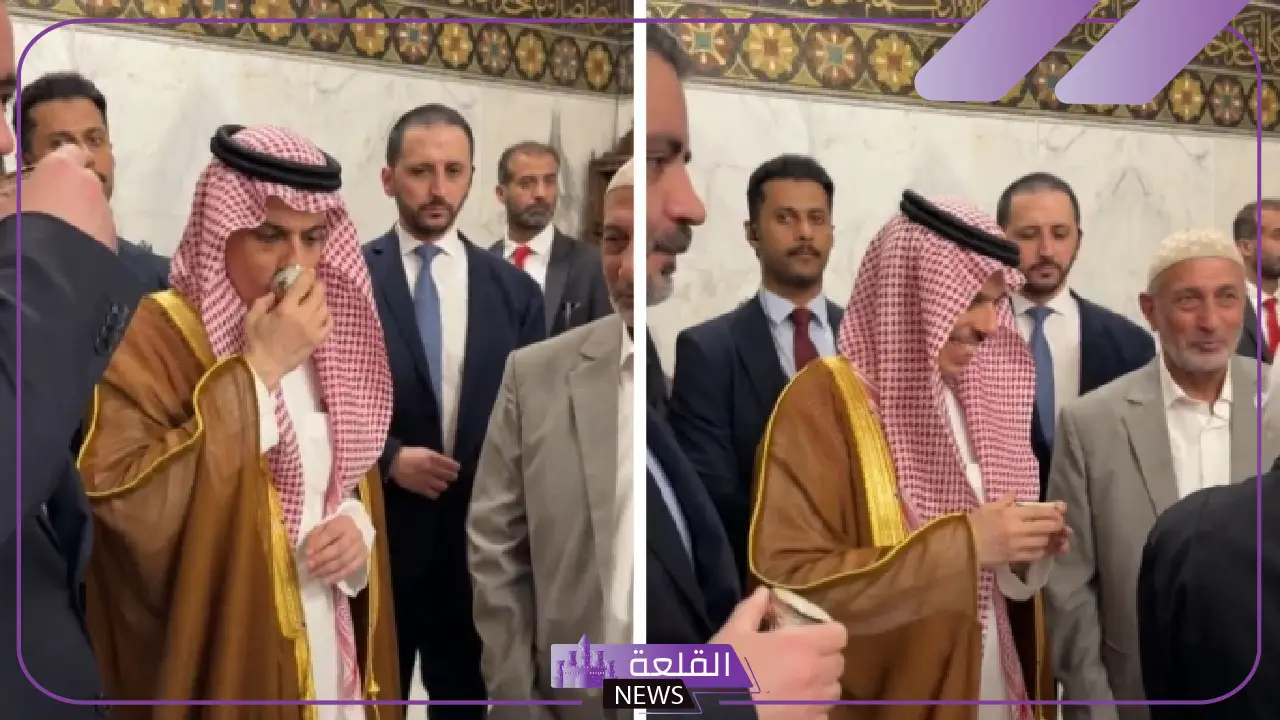 داخل الجامع الأموي في دمشق.. شاهد وزير الخارجية يتناول قهوته 5 وزير الخارجية يتناول قهوته في الجامع الأموي