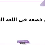 معنى فصعه في اللغة العربية.. معنى كلمة فصعونه