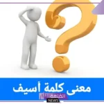مرادف اسيف في اللغة العربية.. الأصل اللغوي لكلمة أسيف