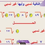 أي من الاعداد التالية عدد غير نسبي؟ الفرق بين العدد النسبي والغير نسبي