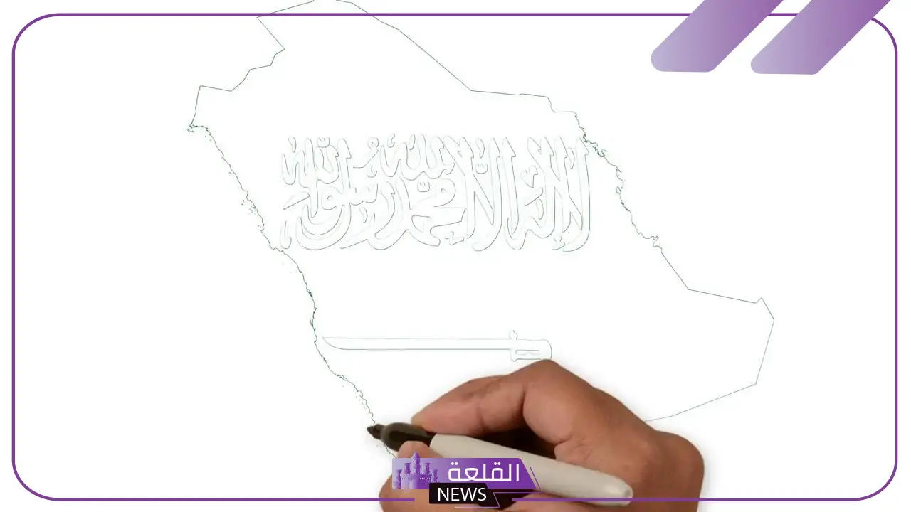 صور تلوين العلم السعودي جاهزة للأطفال صور تلوين العلم السعودي جاهزة للأطفال