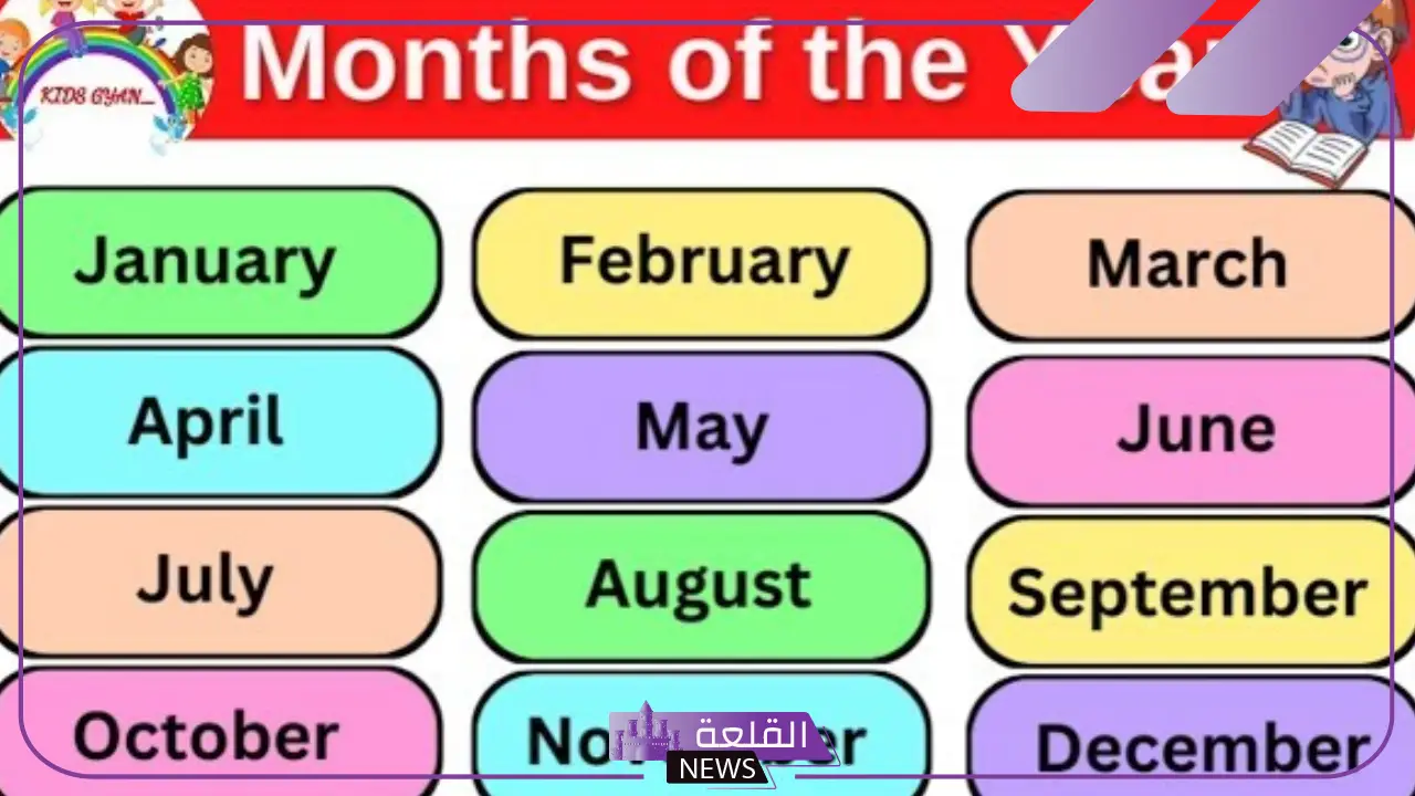 ترتيب الاشهر ب الانقلش.. أصل أسماء الأشهر الإنجليزية
