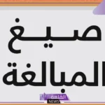 تعرف صيغة المبالغة بأنها اسم: من أمثلة صيغ المبالغة