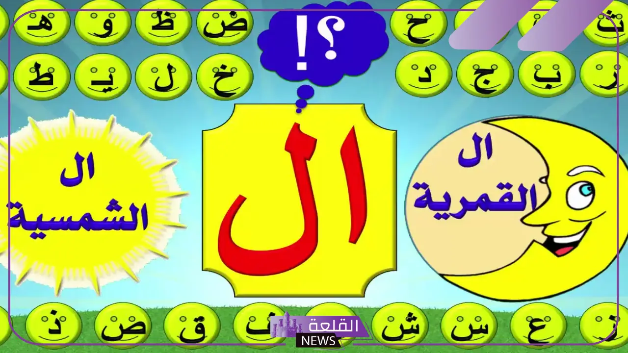 حروف ال الشمسية والقمرية من حيث التأثير على الكلمة