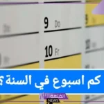 كم اسبوع في السنة؟ عدد أيام السنة الميلادية