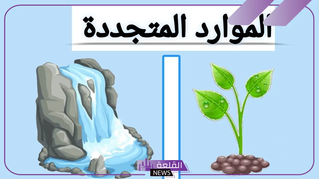 من أمثلة الموارد المتجددة هي: تعريف الموارد غير المتجددة