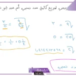 أي من الاعداد التالية غير نسبي؟ مفهوم الأعداد النسبية