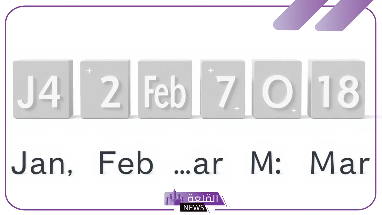 اختصار الاشهر الميلادي.. أسماء الأشهر الميلادية بالترتيب اختصار الاشهر الميلادي.. أسماء الأشهر الميلادية بالترتيب